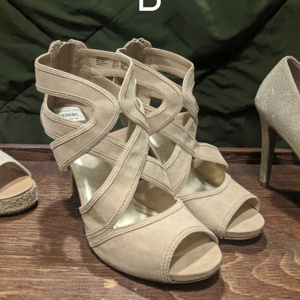 🎉Christian Siriano open toed heel!